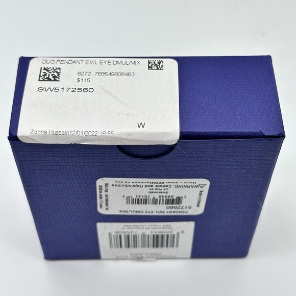 Authentic Swarovski Symbolic Evil Eye Crystal Necklace Jewelry Collection - Picture 10 of 14